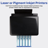 Avery Durable Waterproof Wraparound Rectangle Labels with Sure Feed Technology, 1.25