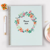 Blue Sky 2024 Weekly and Monthly Planner, January - December, 8.5