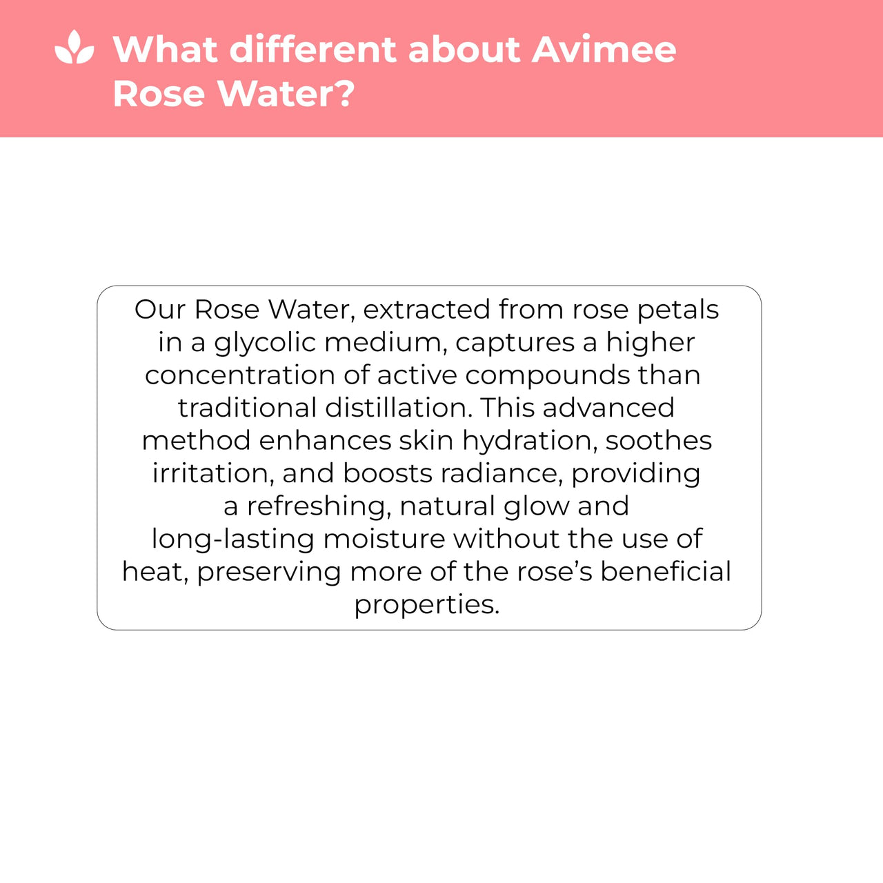 Avimee Herbal Gulabo Premium Rose Water | Skin, Face and Hair Toner | For All Skin Types | 110 ml