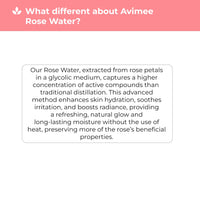 Avimee Herbal Gulabo Premium Rose Water | Skin, Face and Hair Toner | For All Skin Types | 110 ml