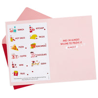 Hallmark Funny Anniversary Card, Love Card, Romantic Birthday Card (I Love You More Than Fill in the Blank Stickers)