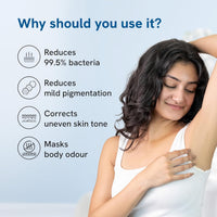 Be Bodywise 4% AHA BHA Underarm Roll On Deodorant | Watermelon Fragrance | With 1% Mandelic Acid, 2% Lactic Acid & Alpha Arbutin | Prevents Body Odour, Fades Pigmentation, Kills Bacteria | Alcohol & Aluminum Free | 50ml