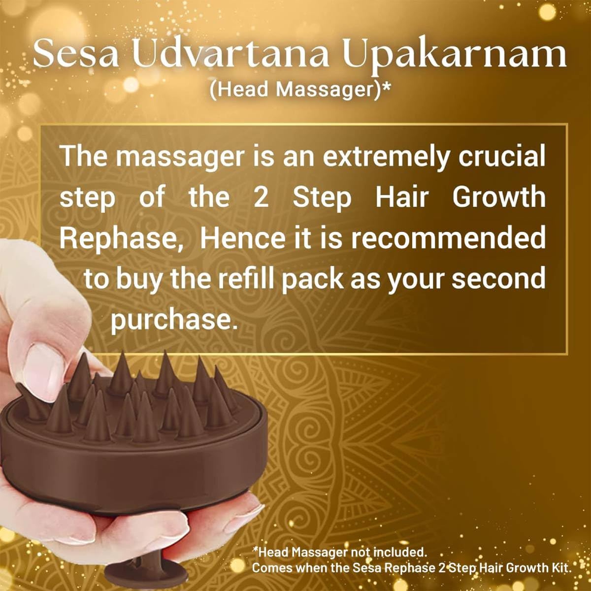 SESA Ayurvedic Rephase Refill Hair Growth Oil With 26 Herbs And 6 Essential Oils Promotes Hair Growth Help Reduces Hair Fall & Strengthen Roots Natural Hair Oil For Women And Men, 100 Ml