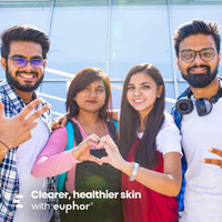 Euphor Teens | Oil-free Gel Moisturizer- KEEP CALM | Controls Acne | Light Weight Hydration for Oily and Acne-prone Skin | Witch Hazel Extract, Niacinamide, Green Tea | PEG-free, Paraben-free, Sulphate-free | 50g | For Women and Men