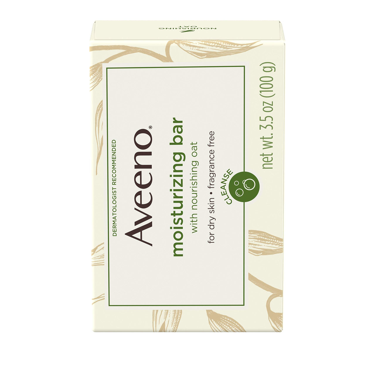 Aveeno Active Naturals Moisturizing Bar - Pack of 1, 100g
