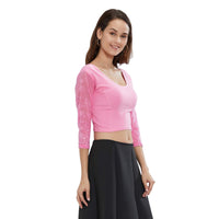 Fressia Fabrics Cotton Bustier Saree Blouse