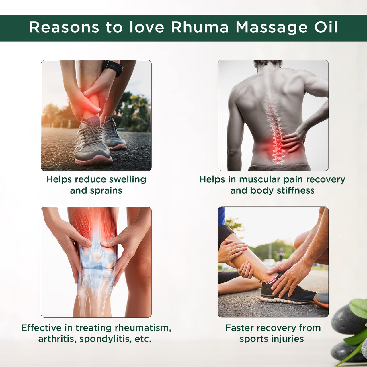 Vansaar Rhuma Care Massage Oil - 100 ml | Long lasting relief | Suitable for Knee, Neck, Back, Joint Pains | 100% Ayurvedic Formula