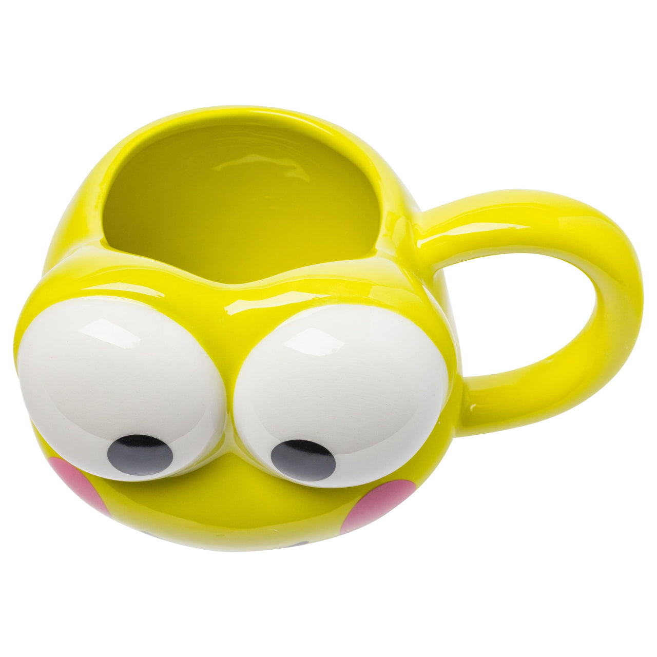 Silver Buffalo Sanrio Hello Kitty and Friends Keroppi Ceramic 3D Sculpted Mug, 20 Ounces