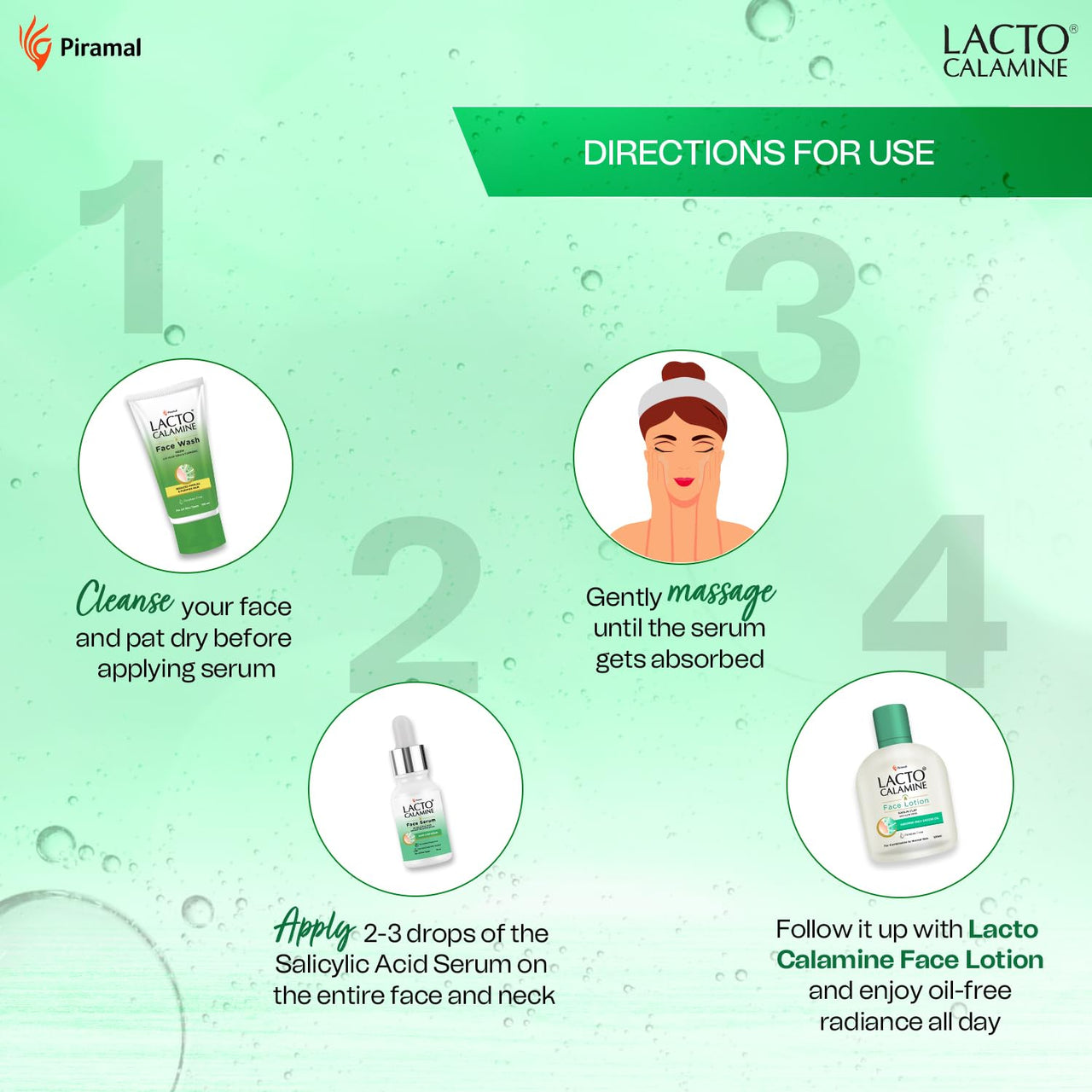 Lacto Calamine 2% Salicylic Acid Serum | 30ml | Face Serum For Acne, Blackheads, Oil control & Open Pores | Serum For Clear Skin | Face Serum for Women & Men | Dermatologically Tested & Fragrance Free