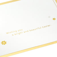 Hallmark Signature Paper Wonder Easter Pop Up Card (Easter Basket) Yellow, Pink and White