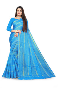 Amazon Brand - Anarva Soft Heavy & Cotton Silk Sarees for women, Beautiful saree free size with unstitched Blouse Piece