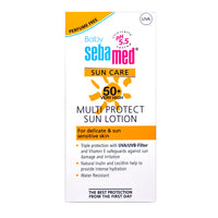 Sebamed Baby Sun Lotion|pH 5.5|Triple Protection from UV rays|Water & Sweat resistant|200 ml
