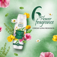 Golden Beauty Alpine Dew Talc Powder with Chamomile, Pack of 2, 400g (Buy one get one)