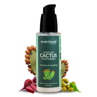 EVERMORE Cactus Moisturiser for Radiant Skin | Instant Hydration, Deep Moisturizing & Barrier Support | Non Sticky & Quick Drying Formula | Prevent Dry Skin In Winters | For Unisex | 50ml (Pack of 1)