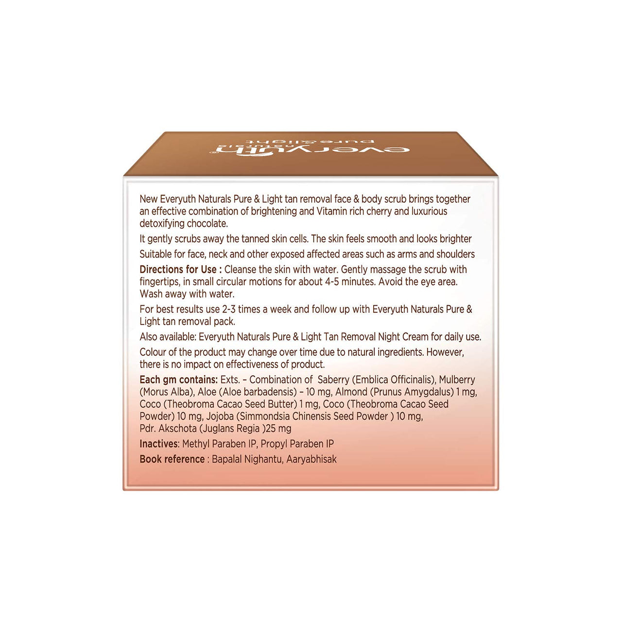 Everyuth Naturals Chocolate And Cherry Tan Removal Scrub (50 g)