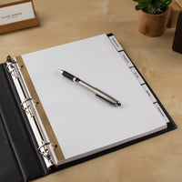 Avery 5-Tab Binder Dividers, Insertable Clear Big Tabs, 1 Set (11122) 1 Pack