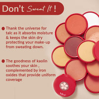 Olivia 100% Waterproof Pan Cake, Cream Concealer Pan cake, Makeup Base For Long-lasting Look | Weightless Natural Glow for Daily Use | Soft Velvety Finish | Face Makeup - 30g (NAT - 2)