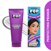 SUGAR POP Perfecting Primer Infused with Vitamin E l Blurs Pores, Wrinkles & Fine Lines | Hydrating, Lightweight & Gel-Based Matte Finish Formula l Face Primer for Women l 25ml