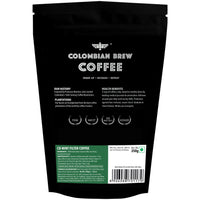 Colombian Brew Mint Filter Coffee,Arabica Roast & Ground,250g & Colombian Brew Coffee, 100% Arabica Green Coffee Powder 200g