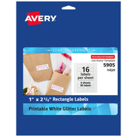 Avery Luxe Collection Glitter Stickers, 1