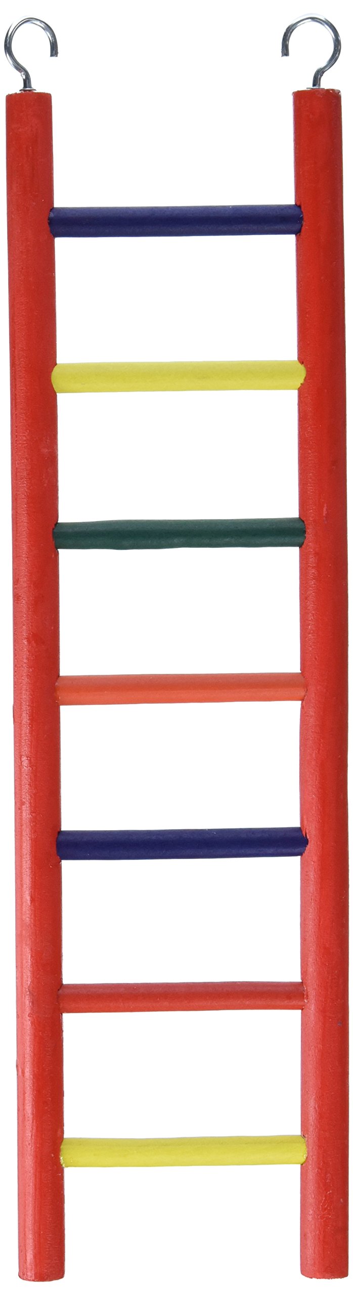 Prevue Pet Products BPV01136 Carpenter Creations Hardwood Bird Ladder with 7 Rungs, 15-Inch, Colors Vary 7-Rungs