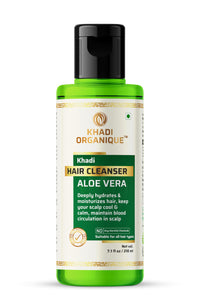 Khadi Organique Herbal Natural Aloevera Hair Shampoo Pack of 4