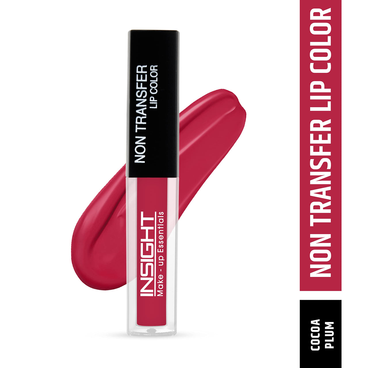 INSIGHT Non Transfer Matte Lip Color, 4Ml (10 Soft Rose) & Matte Lip Color, 4Ml (05 Cocoa Plum)