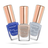 Seven Seas Easy Gel Nail Polish | Quick Dry Gel Nail Polish, Pack of 3 (Combo-21, 30ml)