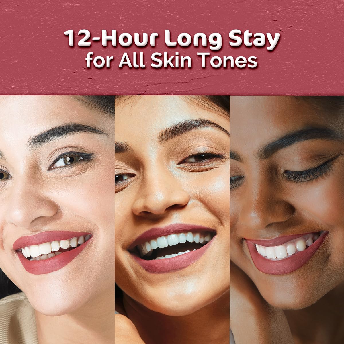 Mamaearth Moisture Matte Longstay Lipstick with Avocado Oil & Vitamin E for 12 Hour Long Stay-01 Carnation Nude - 2 g