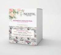 Namhya PCOS PCOD Green Tea | PCOS tea for women | Loaded with Natural Ayurvedic Herbs (Shatavari and Ashoka) for Hormonal Balance & Better Period Cycle 3.53 oz (100 Gms) | Chamomile Tea for Sleep
