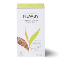 Newby Green Sencha | 25 Tea Bags | Energzing & Antioxidants Rich | Fine Spring Plucked Premium Tea Leaves | 50 gms
