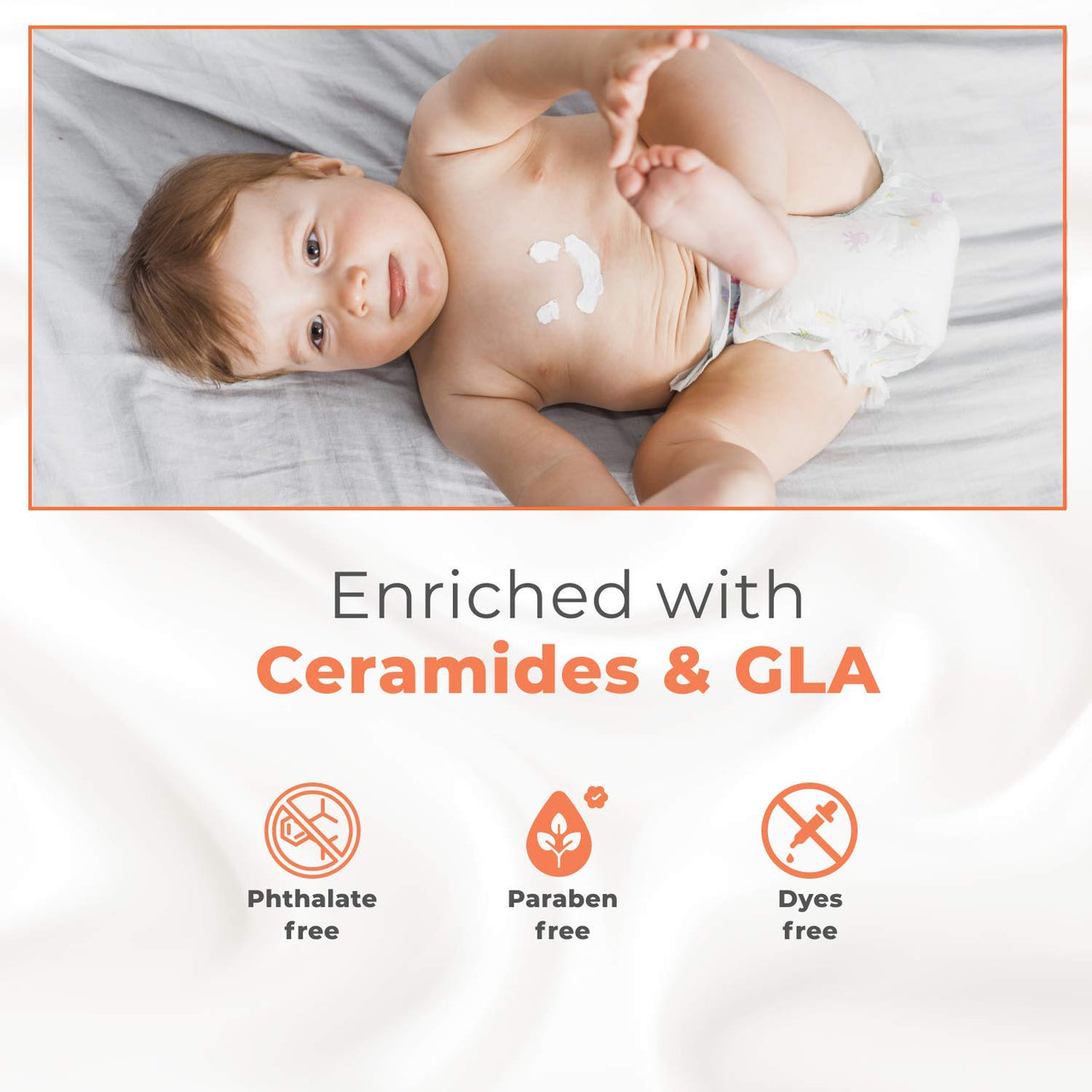 Brinton Atosoft Extra Moisturizing Baby Body Lotion with Pump for Sensitive and Delicate Skin pH 5.5 |For Dry & Itchy Skin| Enriched with Ceramides & GLA | Paraben-Free and Dye Free | - 100 ml