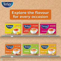 Tetley | Masala Chai With Natural Flavour | Black Tea | 50 Tea Bags, 100 Grams