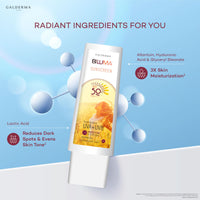 Bi-Luma Sunscreen| Spf 50+ & Pa++++|Brightening & Hydrating Sunscreen|Dermatologically Tested|Uva,Uvb,Visible Light, Blue Light & Pollution |Oily, Dry, Sensitive & Combination Skin| 50Ml