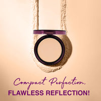 Hilary Rhoda Skin Perfecting Compact Powder | Oil Control & Matte Finish | Buildable Coverage | Blends Easily | Hides Imperfections | 6g (Pink Vanilla | Shade 02)