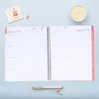 Blue Sky 2024 Weekly and Monthly Planner, January - December, 8.5