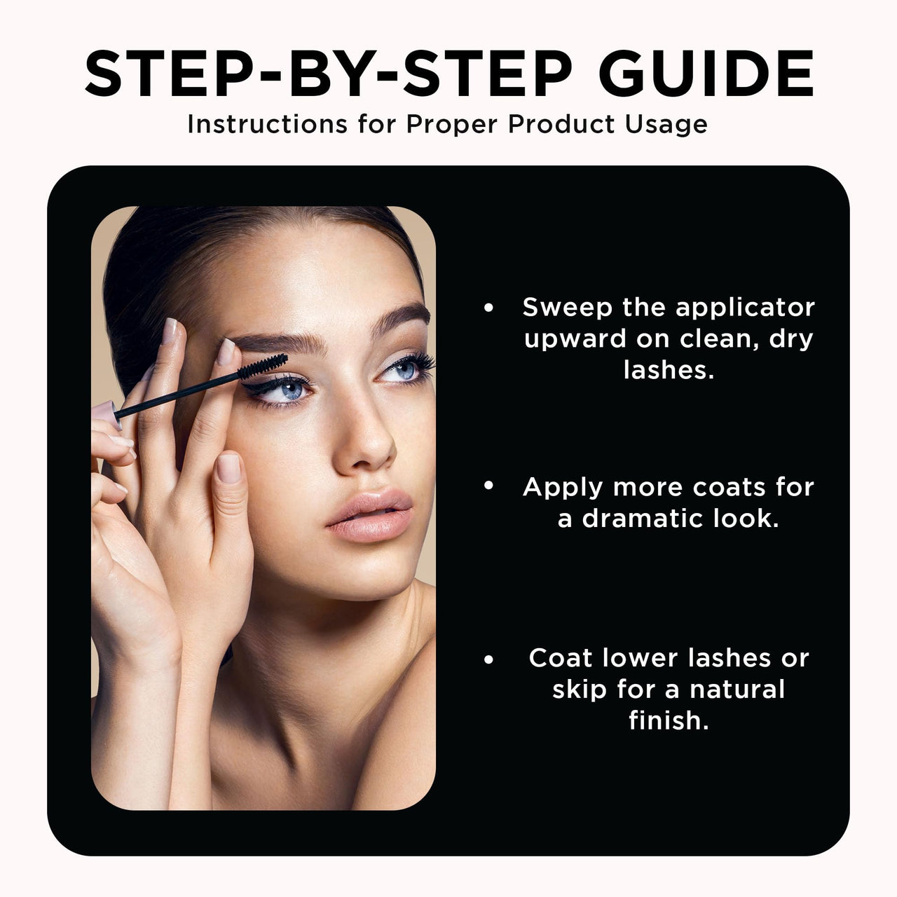 Orgatre Boldgaze Waterproof Volumizing Mascara 4.5ml for High Volume & Long-Lasting Curl | Smudge-Proof Black Mascara for Women | Suitable for Eyebrows & Lower Lashes