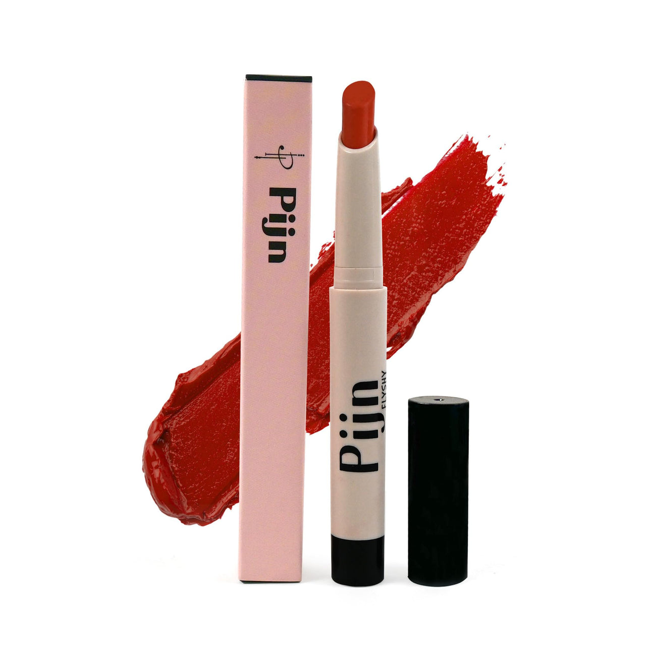 Pijn Luxe Comfy Matt Lipstick Red Desire | 12HR Long-Lasting, Smudge-Proof & Waterproof | Lightweight, Smooth Matte Finish With Vitamin E & Lip Repair | Lipstick for Women