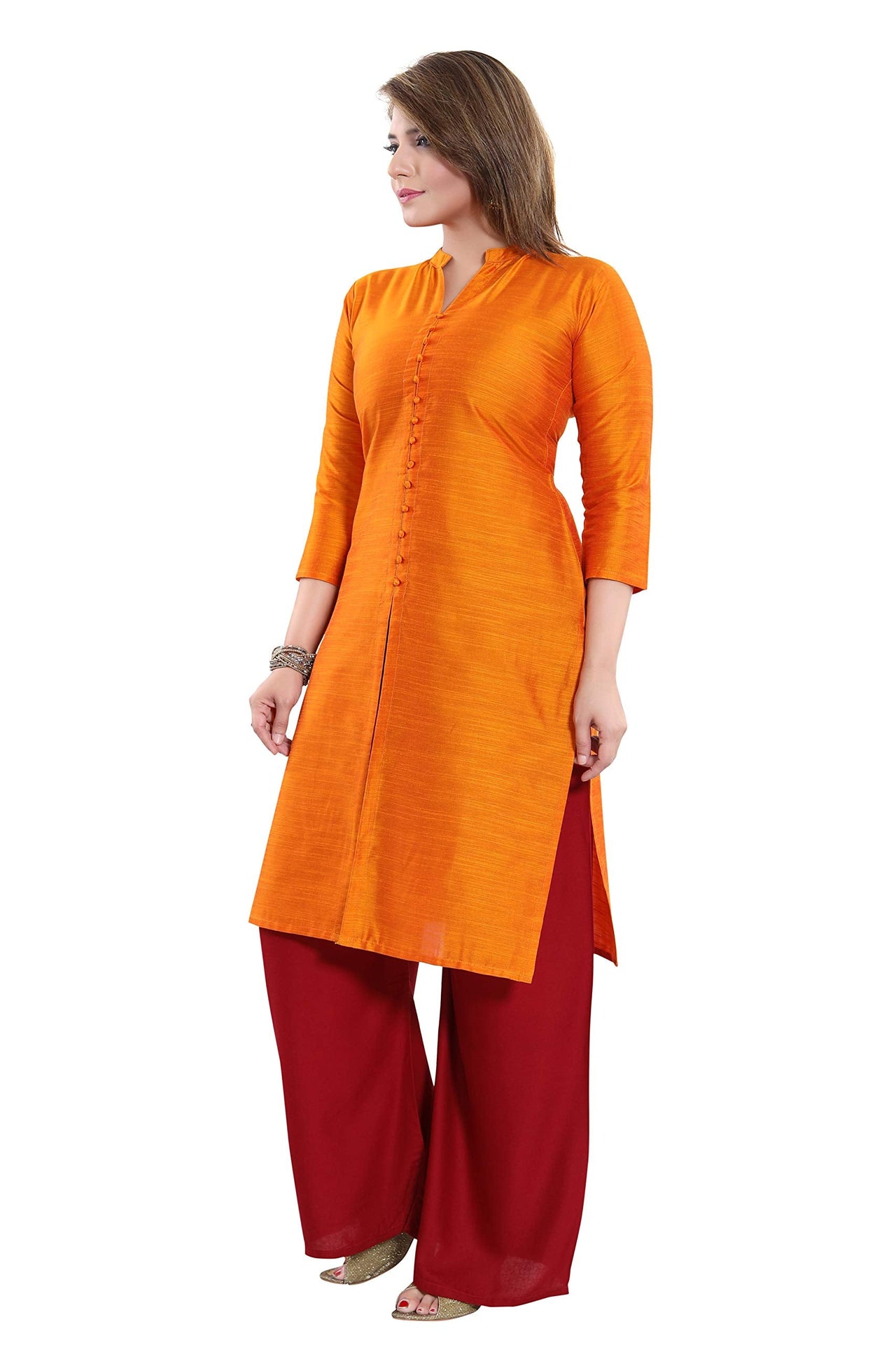 DREAM & DZIRE Women's  Silk Straight Kurti for All