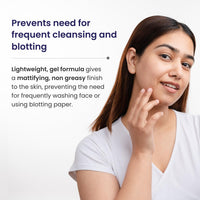 RE' EQUIL Oil Free Mattifying Moisturiser | Boosts Hydration, Refines Enlarged Pores | Prevents Acne Breakouts | For Oily, Acne Prone Skin | 50g