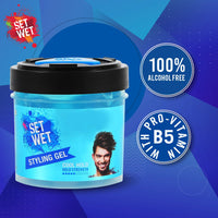 Set Wet Hair Gel Ultimate Hold, 250ml & Cool Hold Strength Hair Gel, 250ml