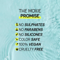 Moxie Beauty Shampoo & Conditioner Combo |1.5x Stronger hair | Paraben and Sulfate-Free | Rinse & Shine Duo | Gentle Cleansing Shampoo (200ml) & Ultra Hydrating Conditioner (175ml)