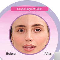 DR.RASHEL White Skin Home Spa Kit, Skin Whitening Set with Scrub, Gel, Cream and Face Pack