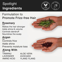 Soulflower Rosemary Argan Hair Conditioner|Hair Growth,Hair Fall Control,Strong,Shiny&Long Hair|Hydration&Nourishment Men&Women|Aloe Vera,Lavender,Rosemary Oil,Olive Oil|200Millilitre