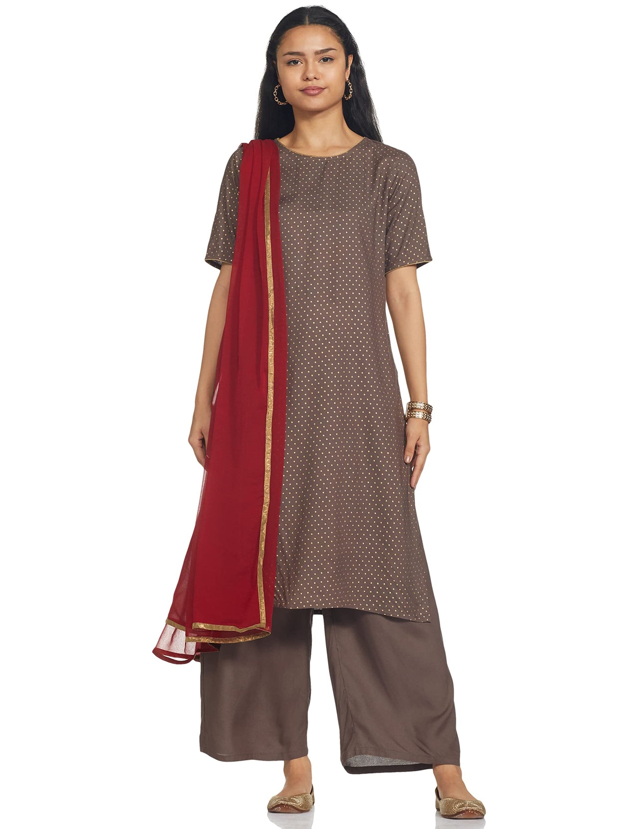 Amazon Brand - Tavasya Women's  Rayon Salwar Suit