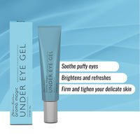 Aroma Magic Under Eye Gel | Brightens & Refreshes, Reduces Dark Circles for Lightens, Tightens & Puffiness | with cucumber, green tea, lemon, & centella For Women & Men | 20 gm