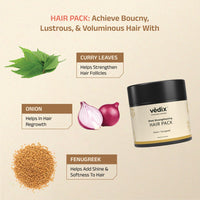 Vedix Ayurvedic Hair Kit | Hair growth Special Combo | Normal - Oily Scalp