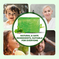 Passion Indulge Handmade Soap Basil Natural Bath Bar - Pack of 3