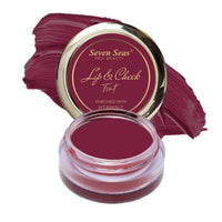 Seven Seas Lip & Cheek Tint Richness Of Essential Oils And Vitamin C For Lips, Eyelids & Cheeks, Matte Finish Give You a Soft Natural Glow (Calypso Pink)