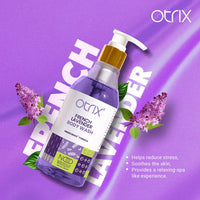 Otrix French Lavender Body Wash, 290ml – Calming Shower Gel with Natural Ingredients – Aromatherapy Formula for Relaxation and Hydration – Sulfate and Paraben Free